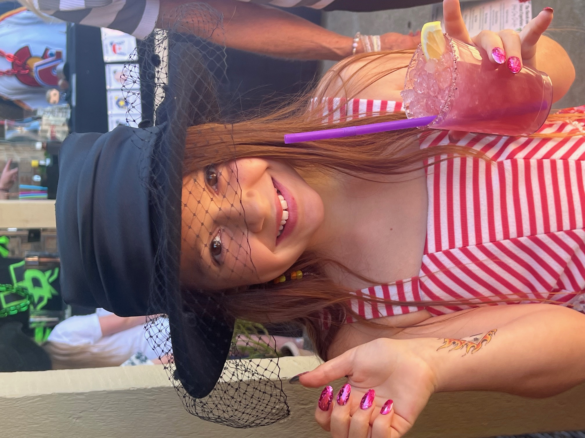 Kids with specialty drinks